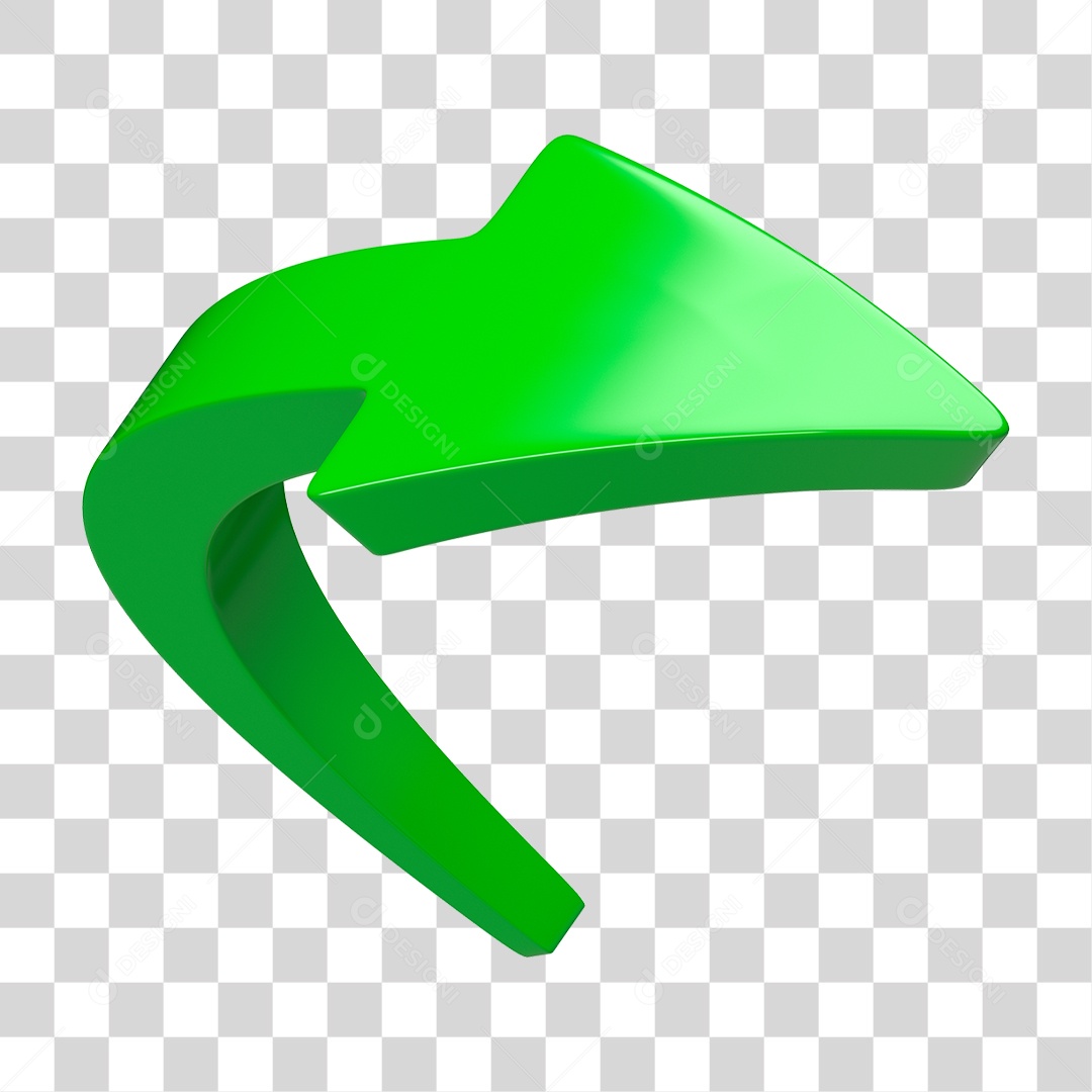 Elemento 3D Seta Gráficos PNG Transparente