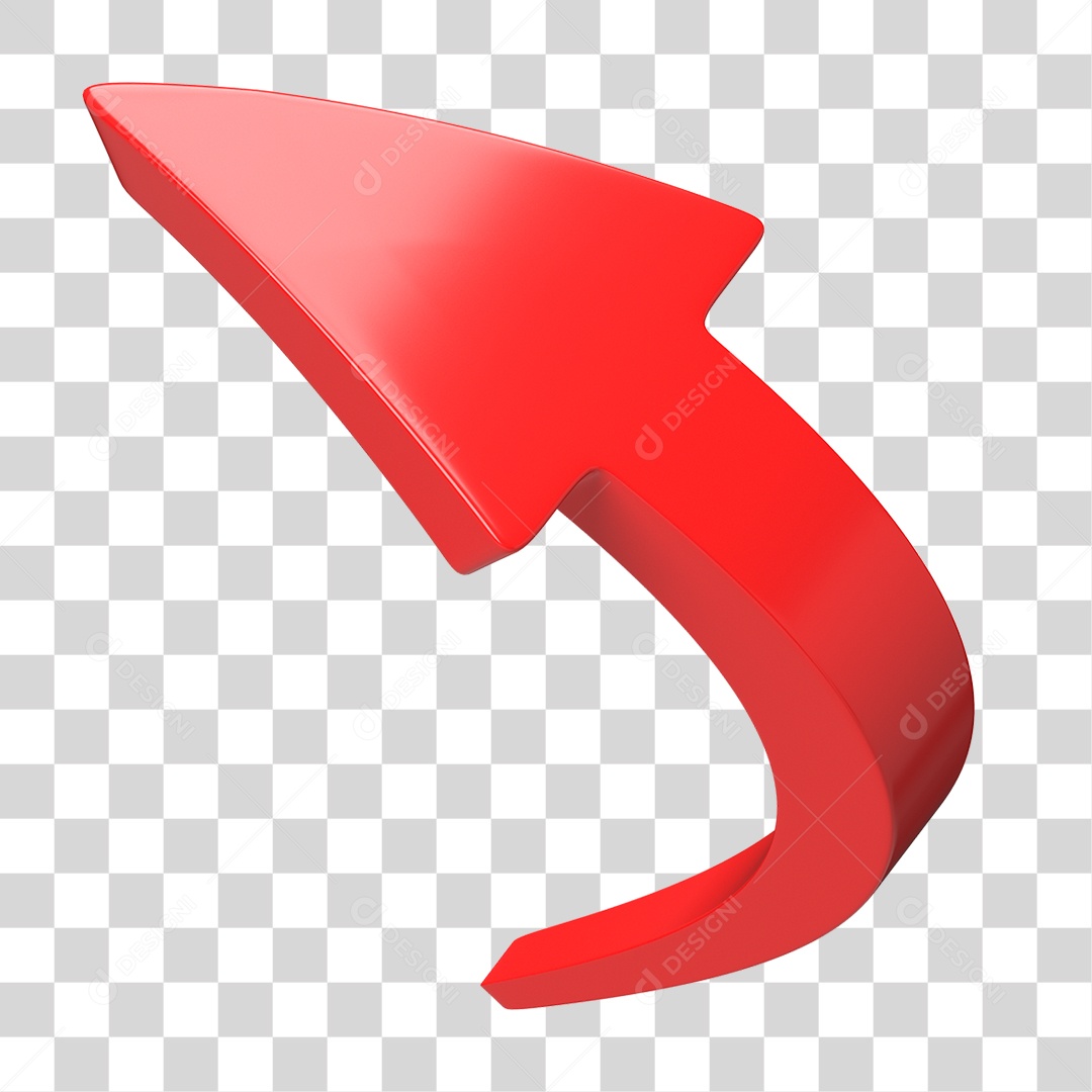 Elemento 3D Seta Gráficos PNG Transparente