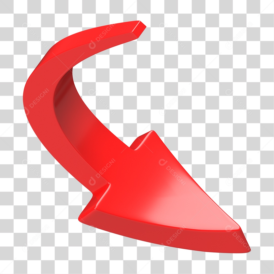 Elemento 3D Seta Gráficos PNG Transparente