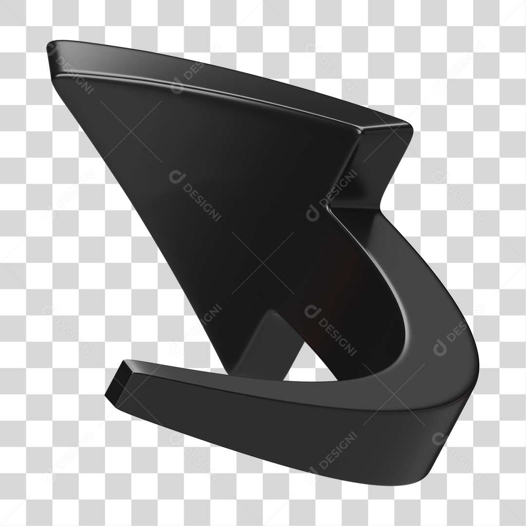 Elemento 3D Seta Gráficos PNG Transparente