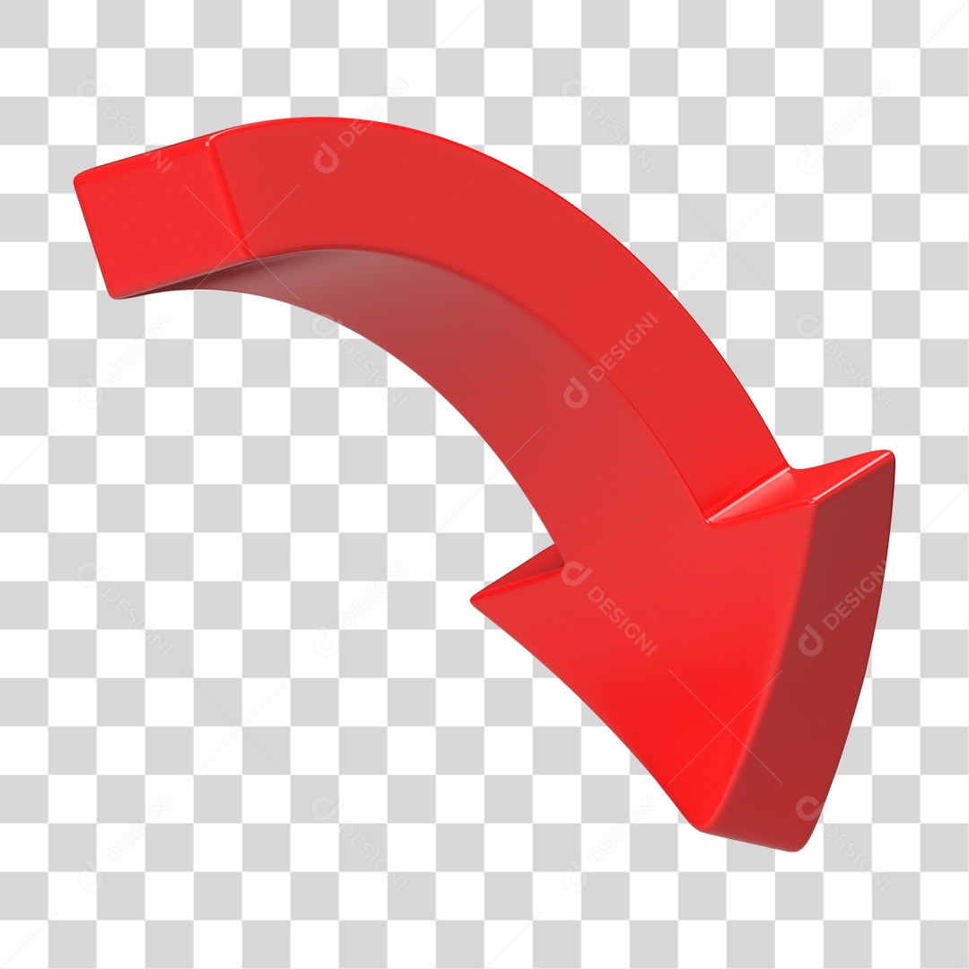 Elemento 3D Seta Gráficos PNG Transparente