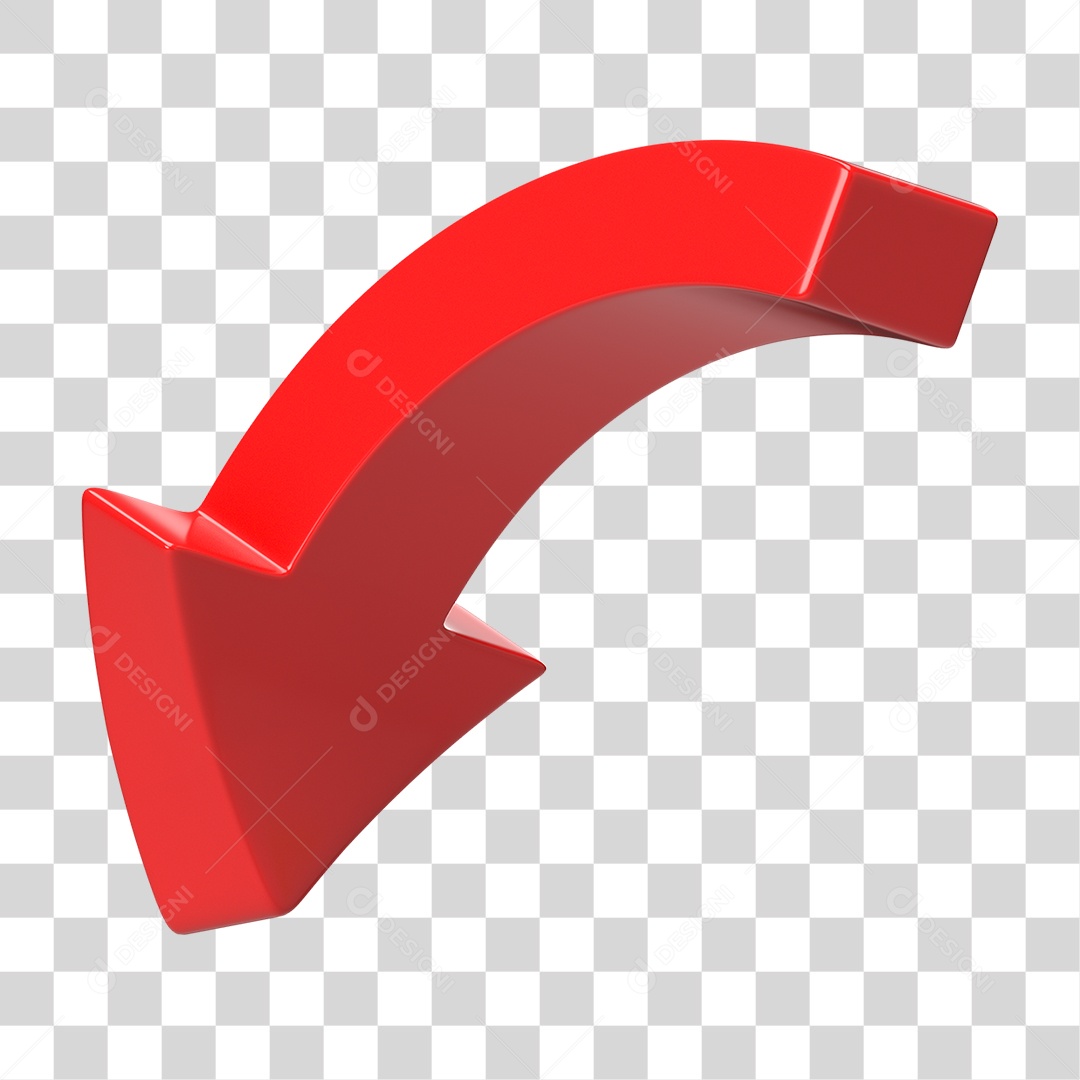 Elemento 3D Seta Gráficos PNG Transparente