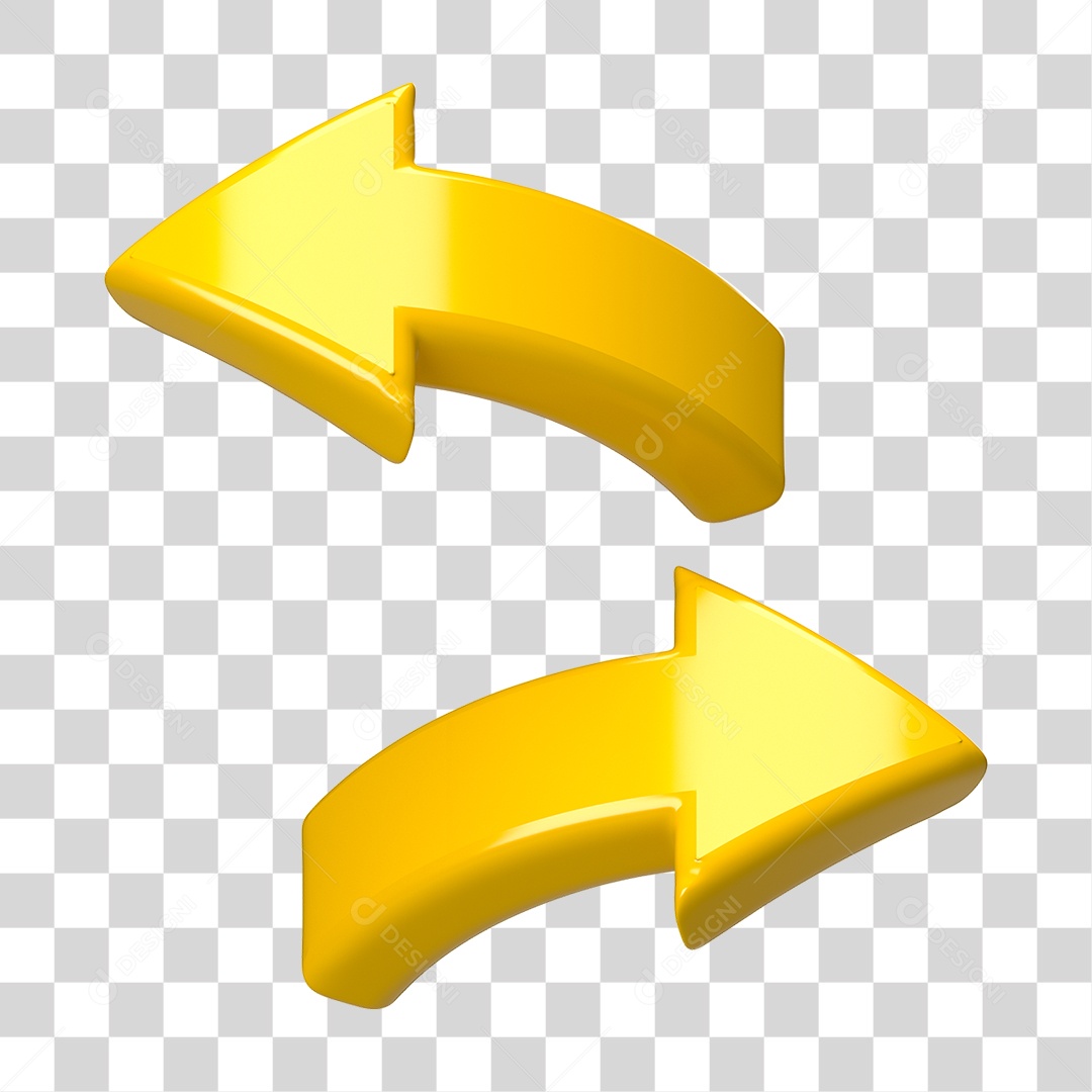 Elemento 3D Seta Gráficos PNG Transparente