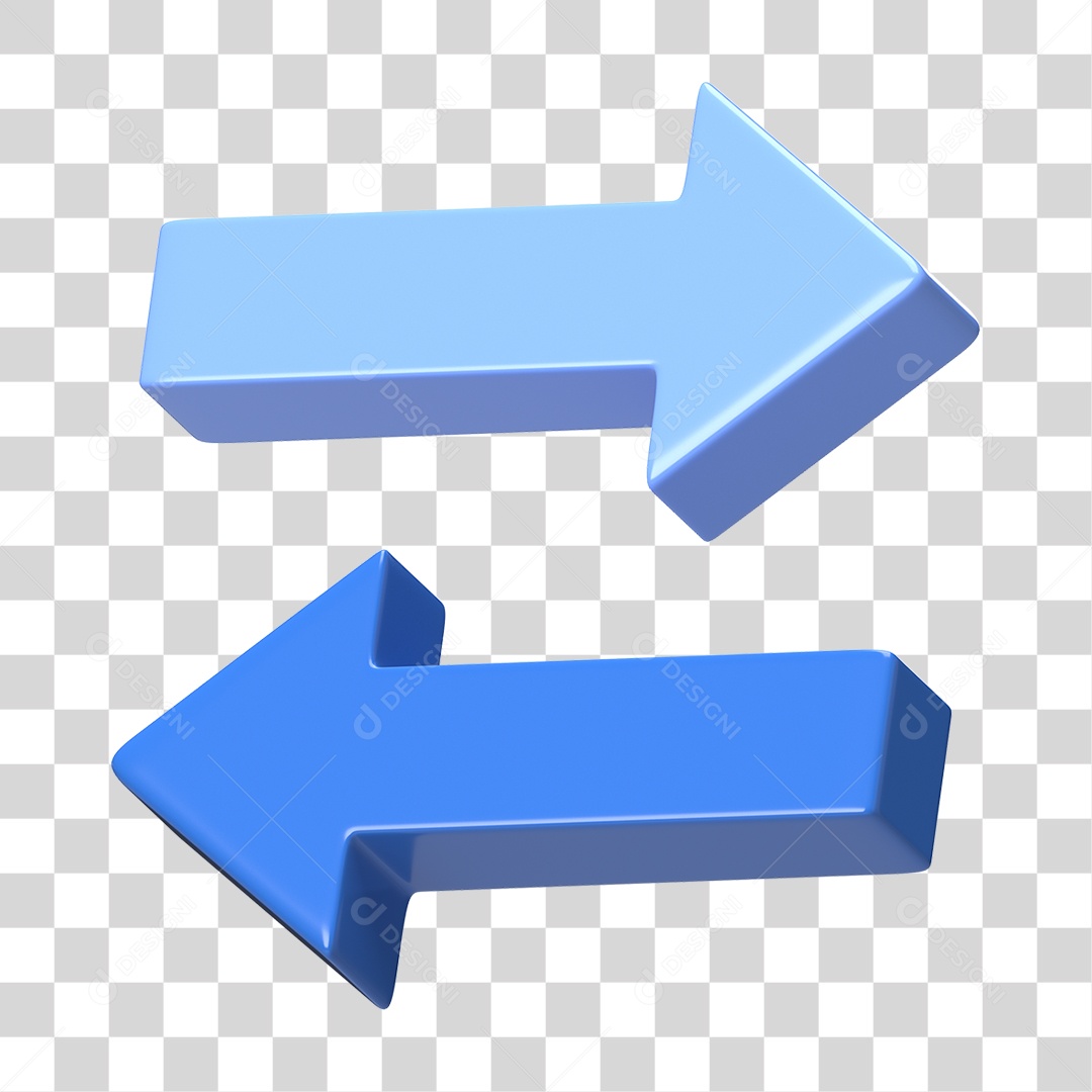 Elemento 3D Seta Gráficos PNG Transparente