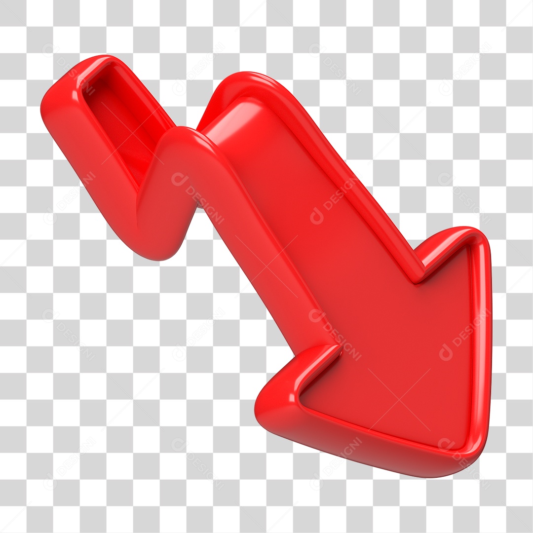 Elemento 3D Seta Gráficos PNG Transparente