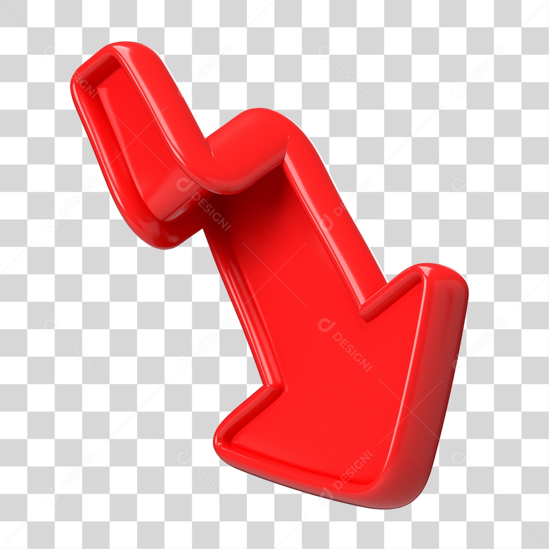 Elemento 3D Seta Gráficos PNG Transparente