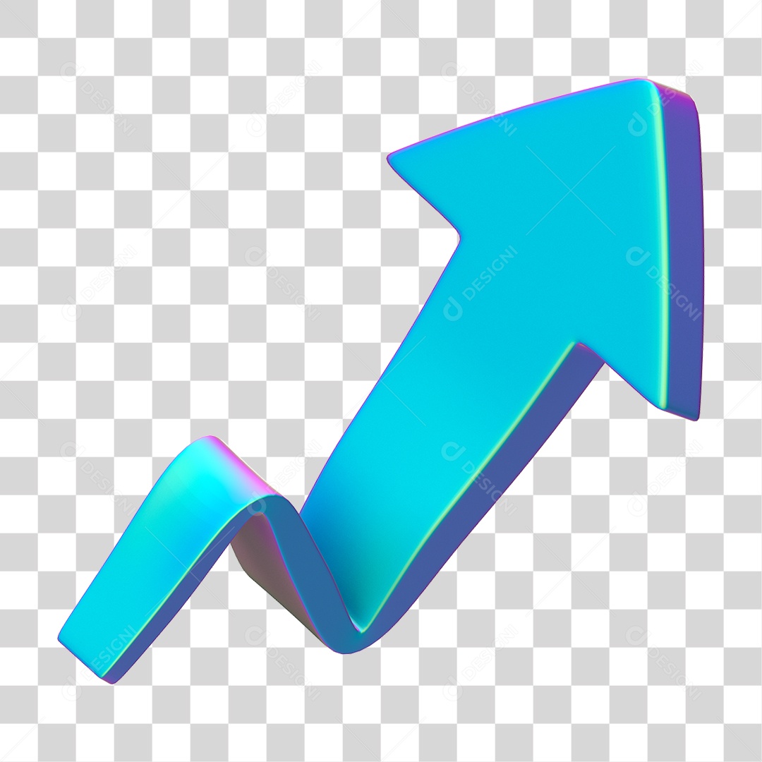 Elemento 3D Seta Gráficos PNG Transparente