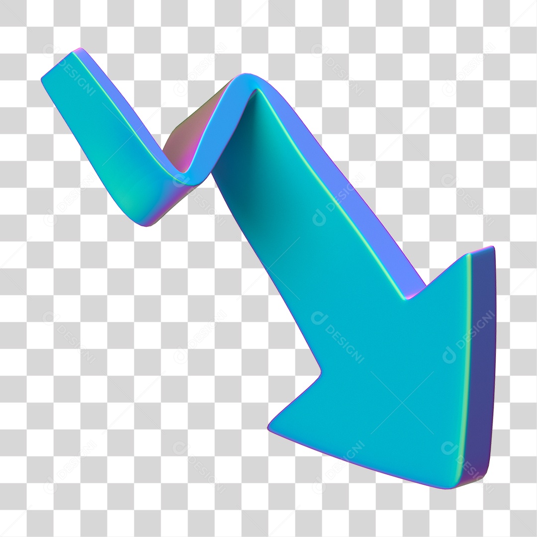 Elemento 3D Seta Gráficos PNG Transparente