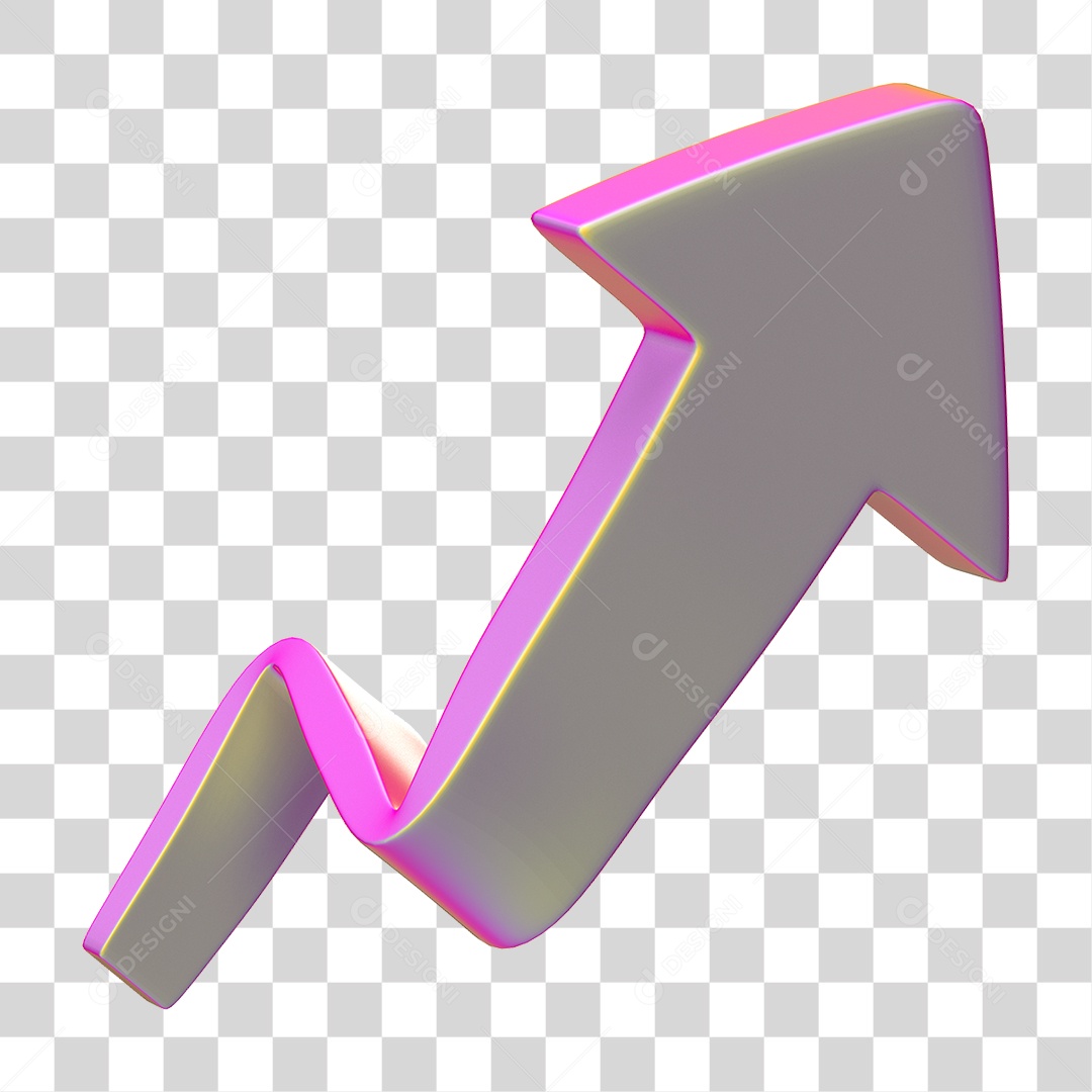 Elemento 3D Seta Gráficos PNG Transparente