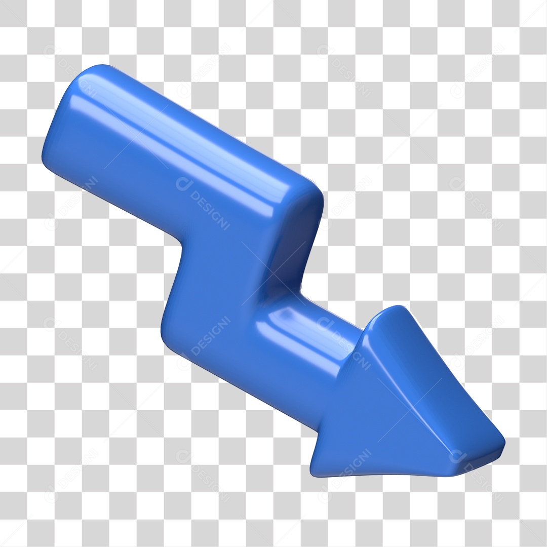 Elemento 3D Seta Gráficos PNG Transparente