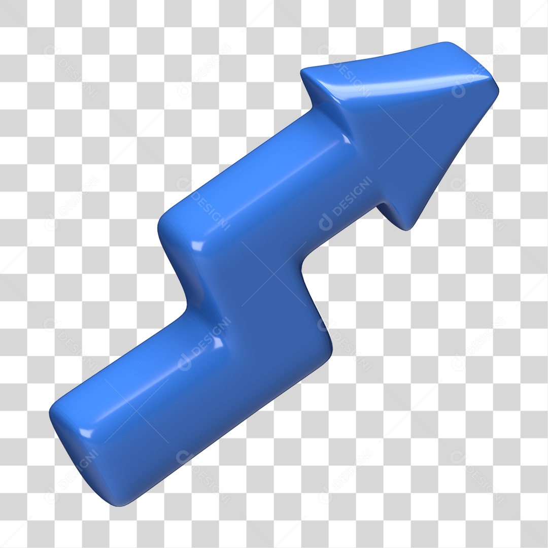 Elemento 3D Seta Gráficos PNG Transparente