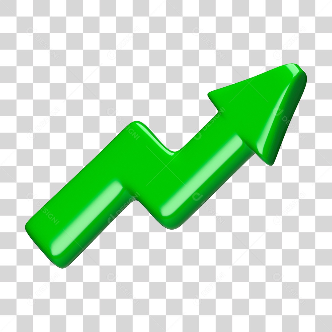 Elemento 3D Seta Gráficos PNG Transparente