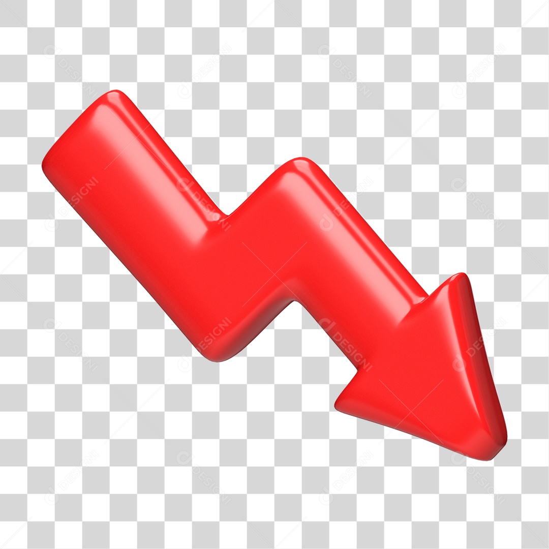 Elemento 3D Seta Gráficos PNG Transparente