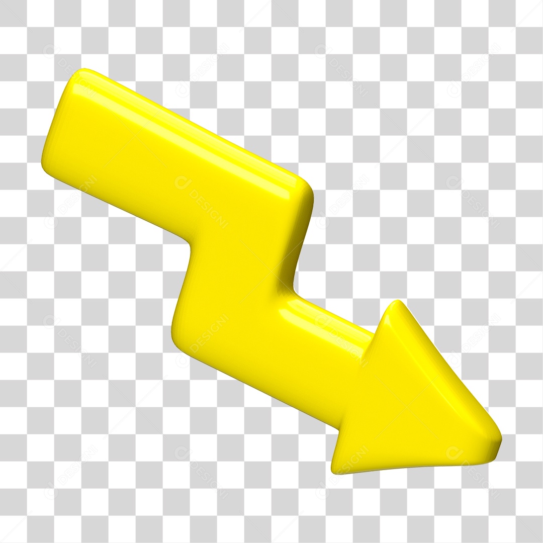 Elemento 3D Seta Gráficos PNG Transparente