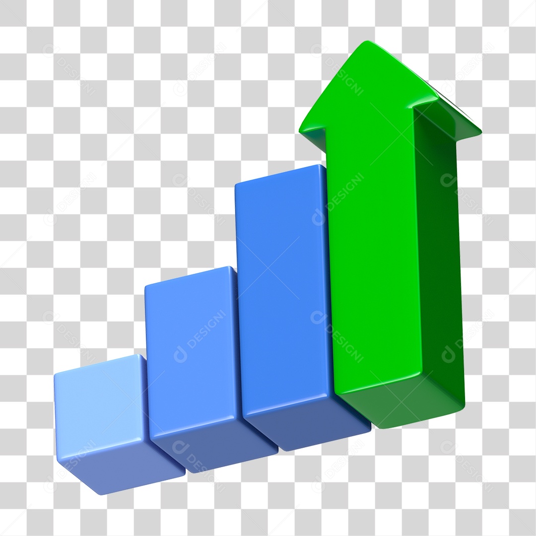 Elemento 3D Seta Gráficos PNG Transparente