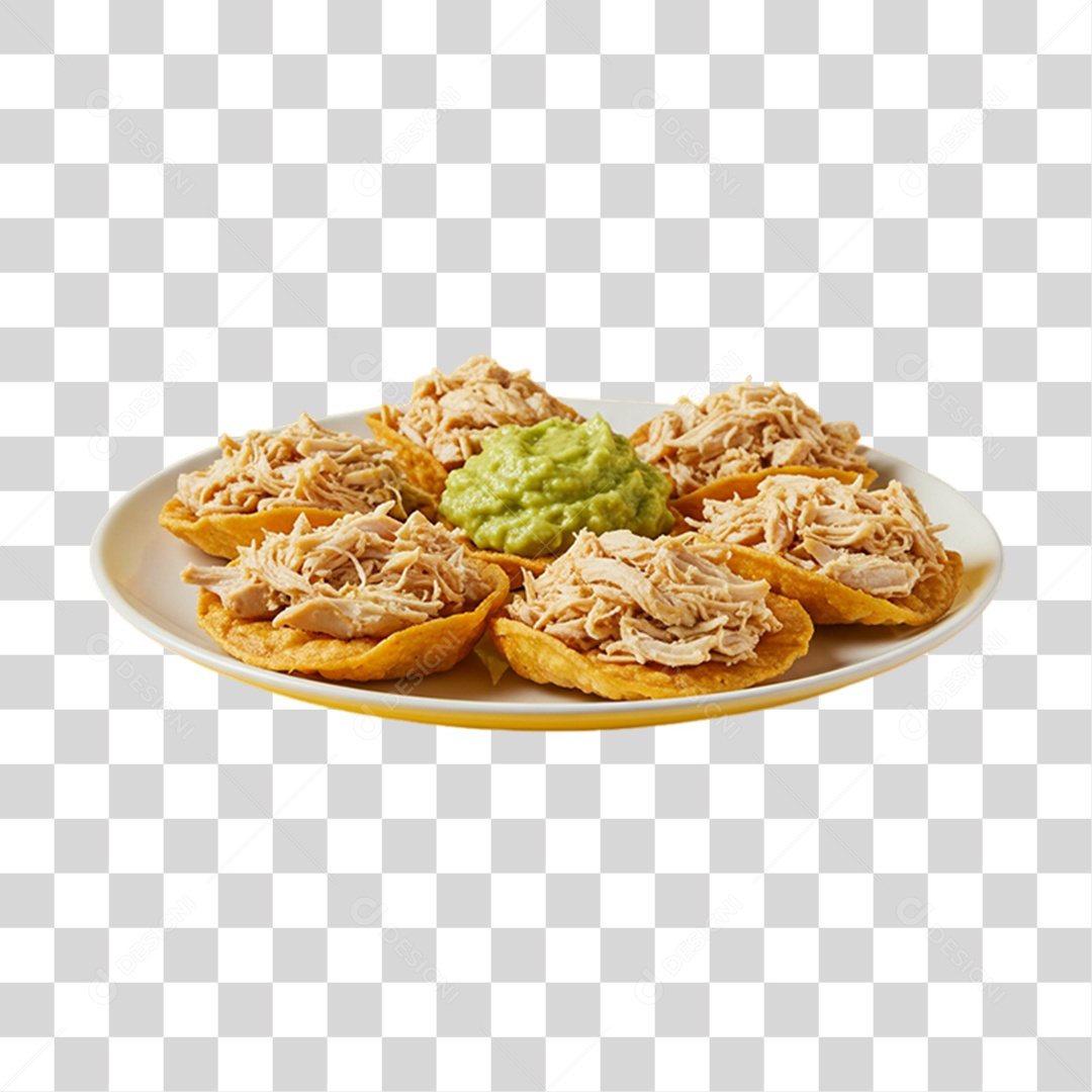 Tostadas Prato Mexicano PNG Transparente