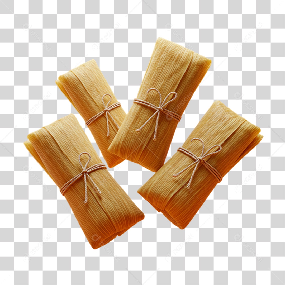 Tamales Prato Mexicano PNG Transparente