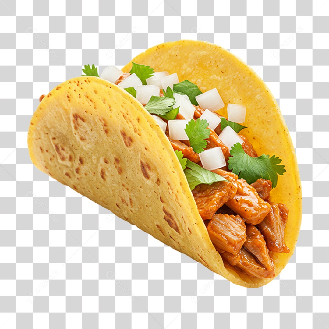 Tacos Prato Mexicano PNG Transparente
