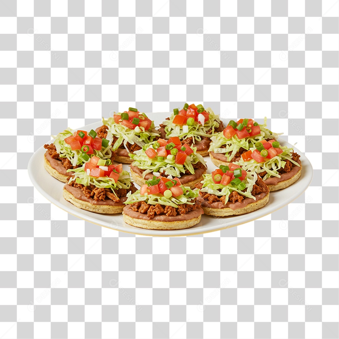 Sopes Prato Mexicano PNG Transparente