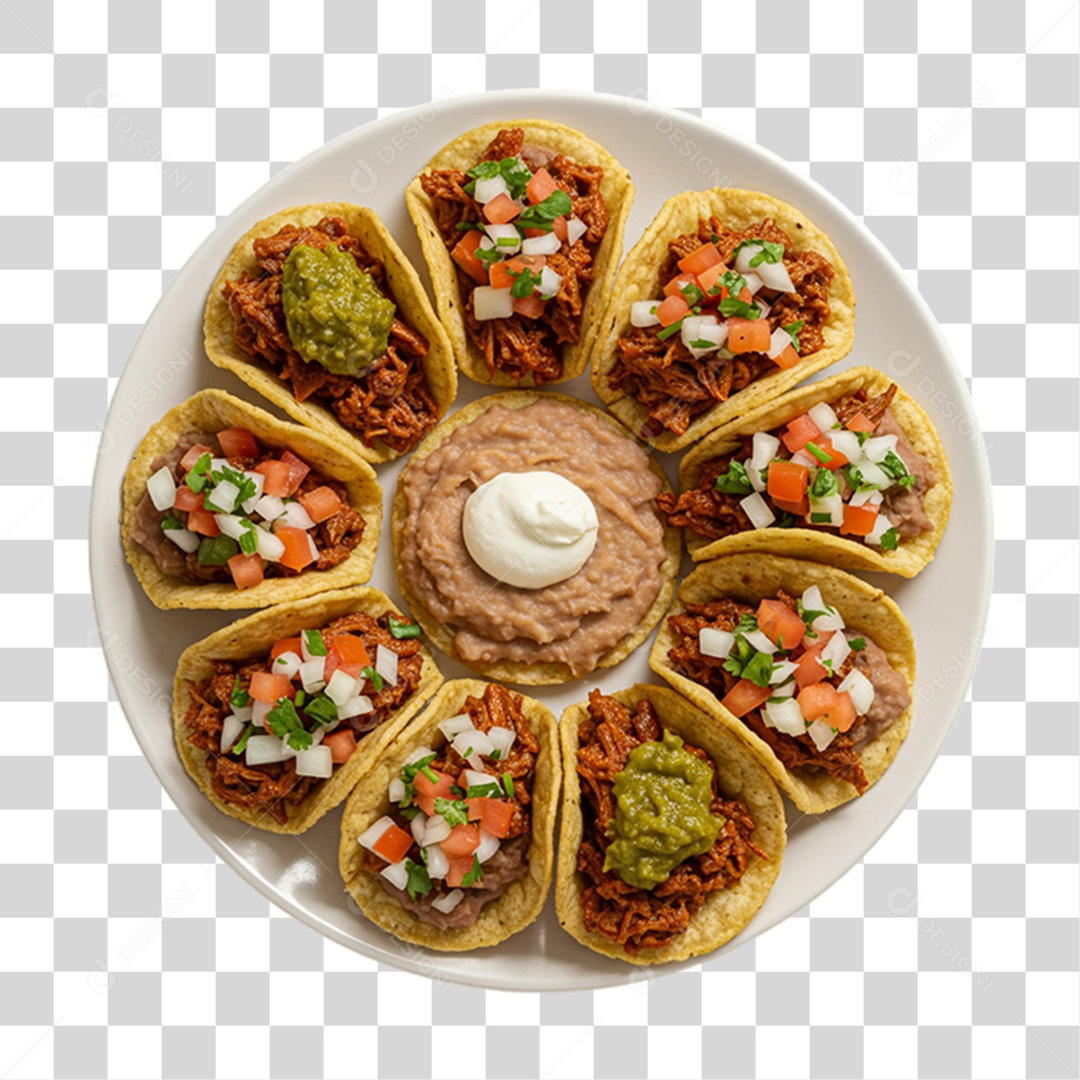 Sopes Prato Mexicano PNG Transparente