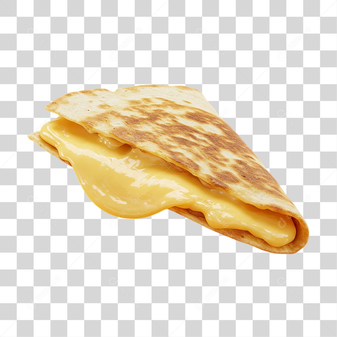 Quesadilla Prato Mexicano PNG Transparente