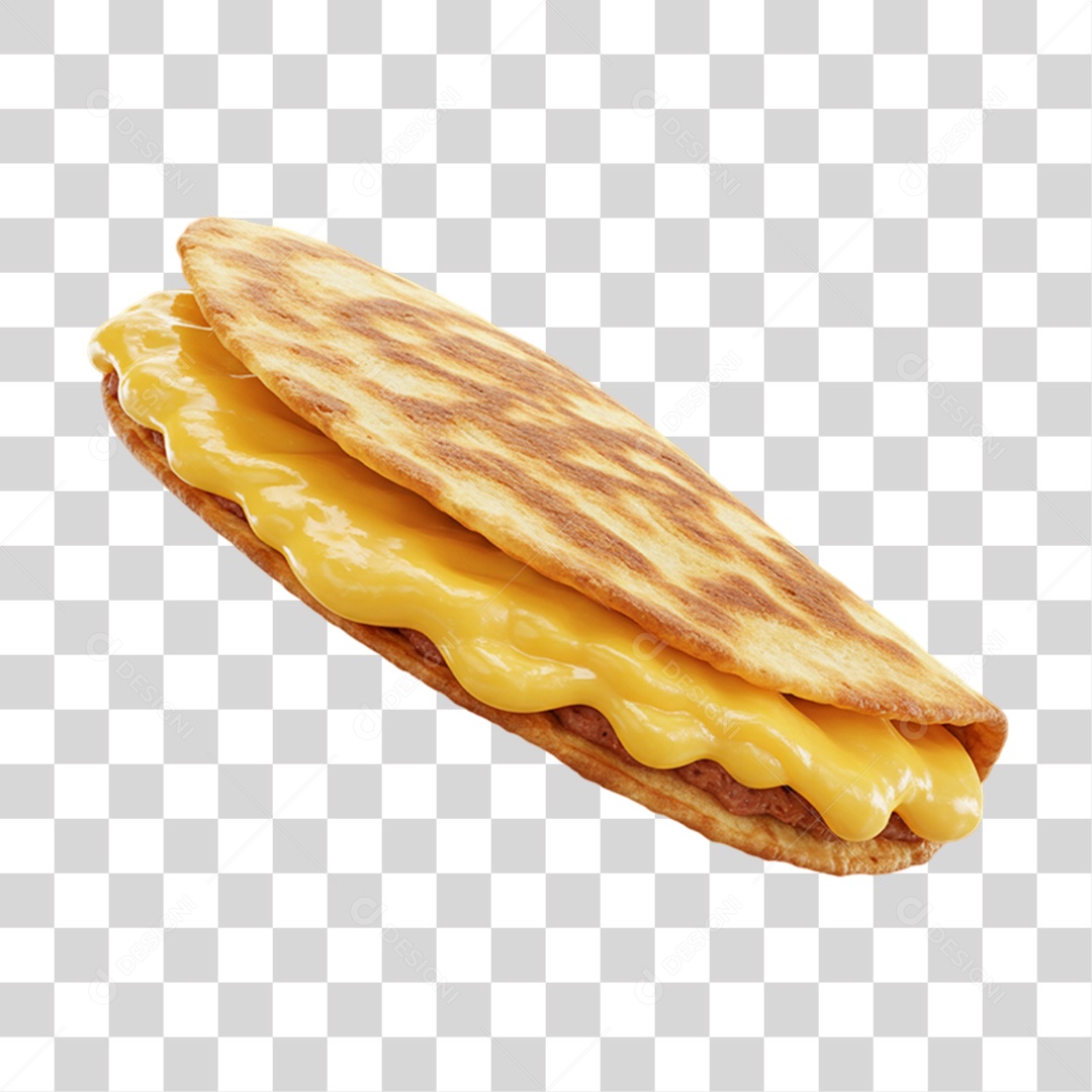 Quesadilla Prato Mexicano PNG Transparente