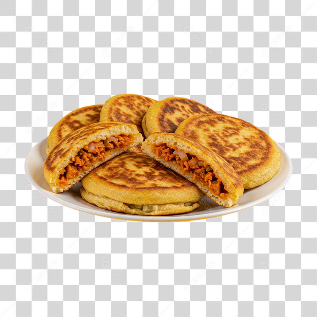 Combo de Empanadas Prato Mexicano PNG Transparente