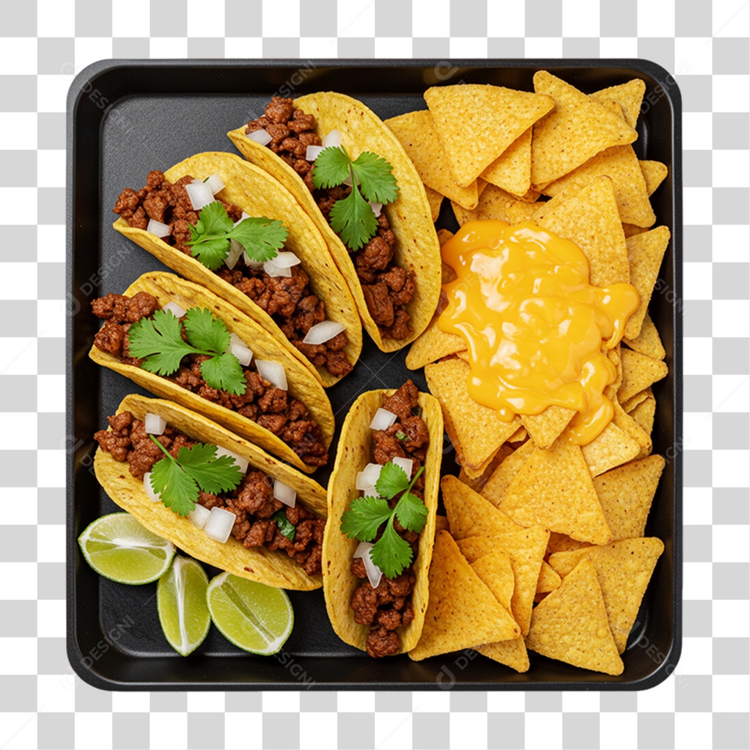 Combos de Tacos e Nachos PNG Transparente