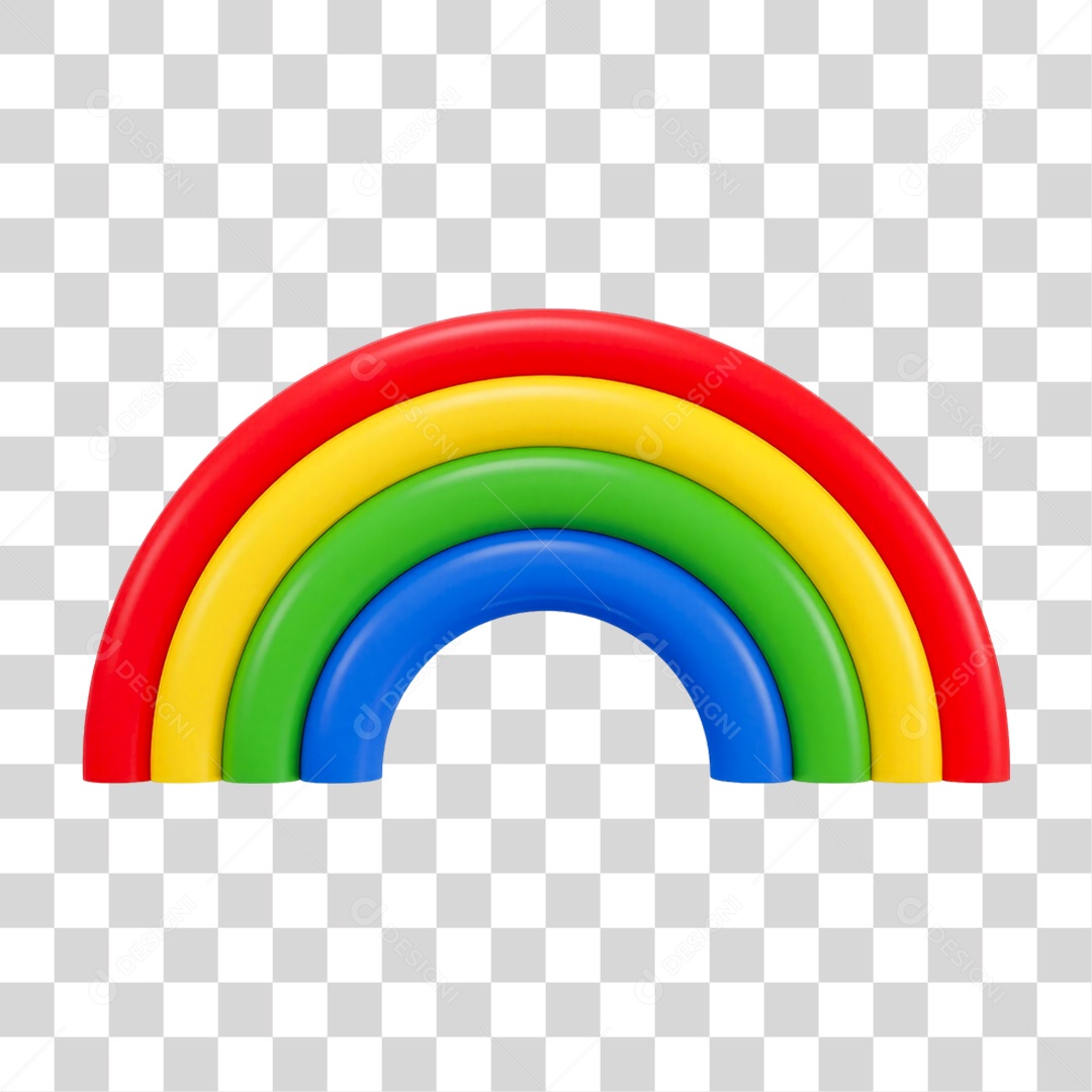Arco-Íris Colorido PNG Transparente