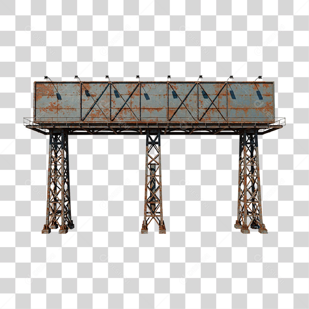 Estrutura de Ferro PNG Transparente
