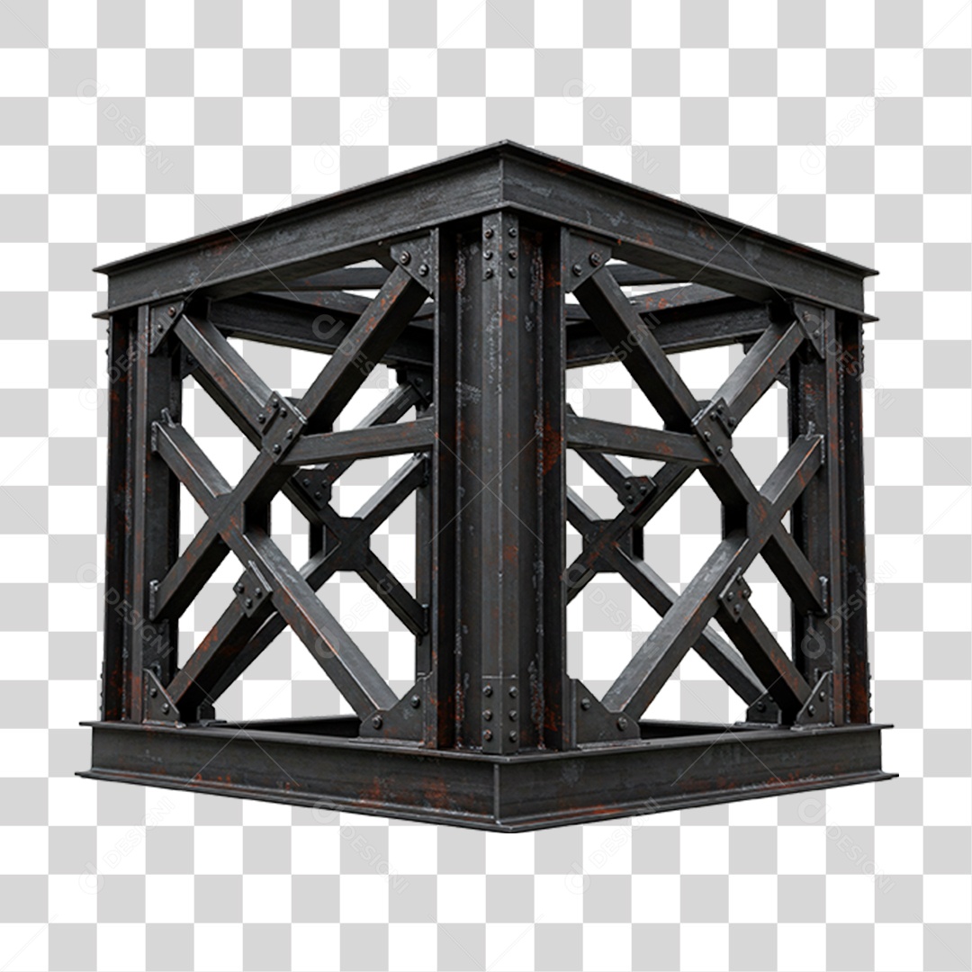 Estrutura de Ferro PNG Transparente