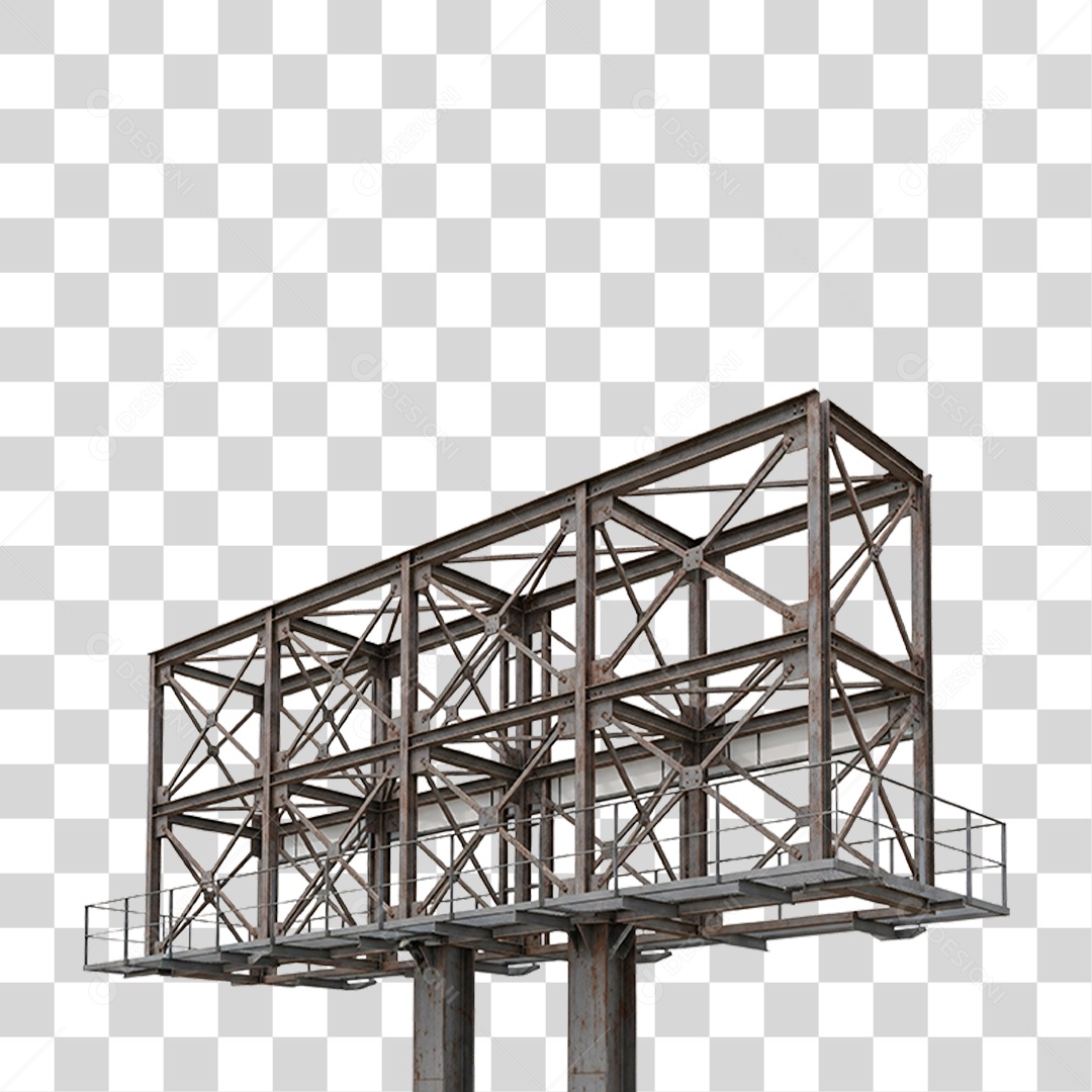 Estrutura de Ferro PNG Transparente