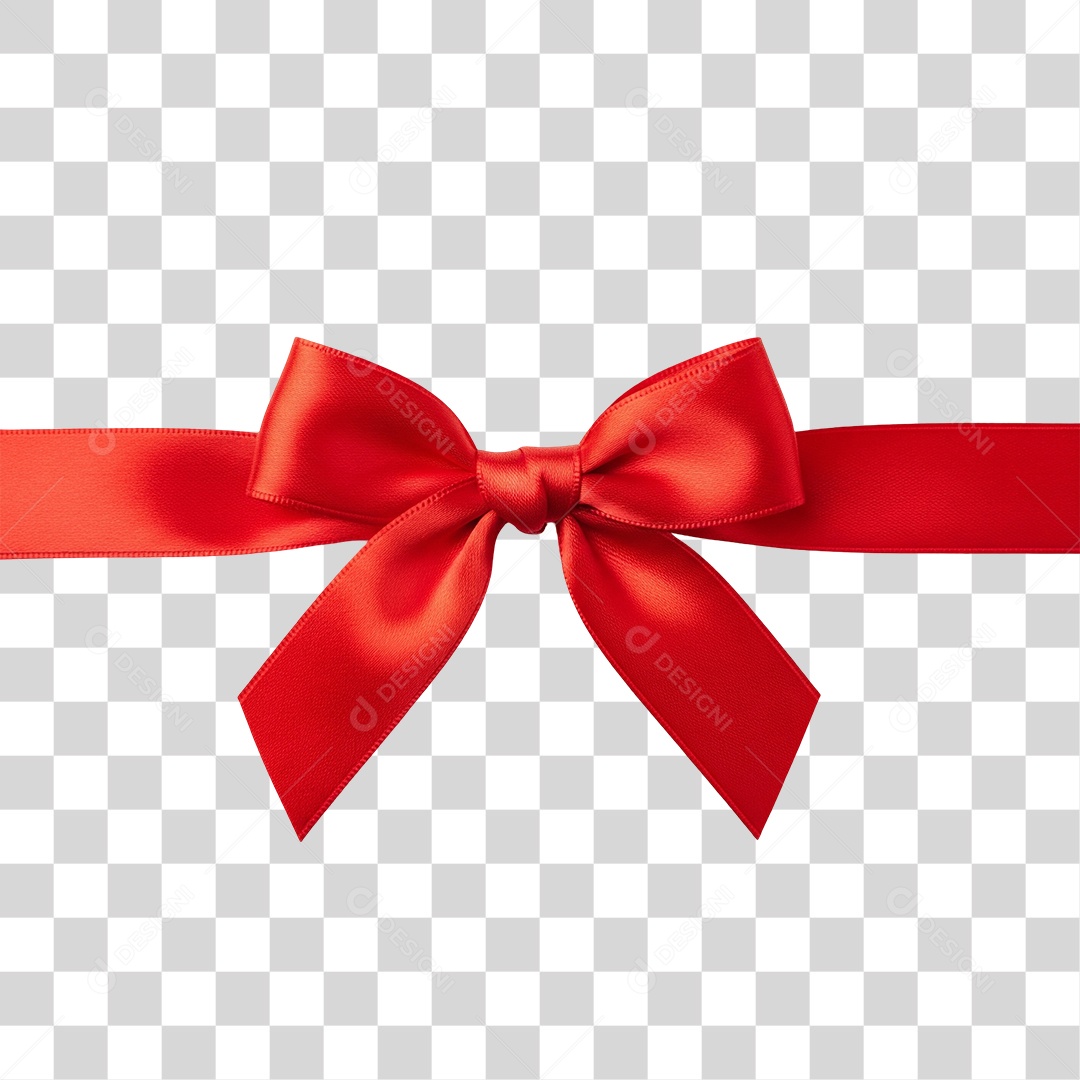 Laço Vermelho PNG Transparente