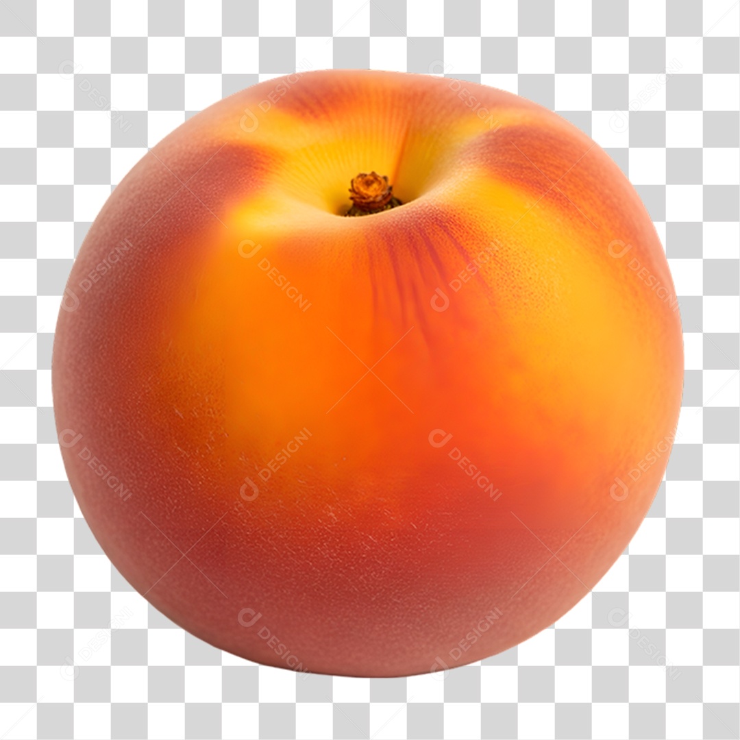 Fruta Pêssego PNG Transparente