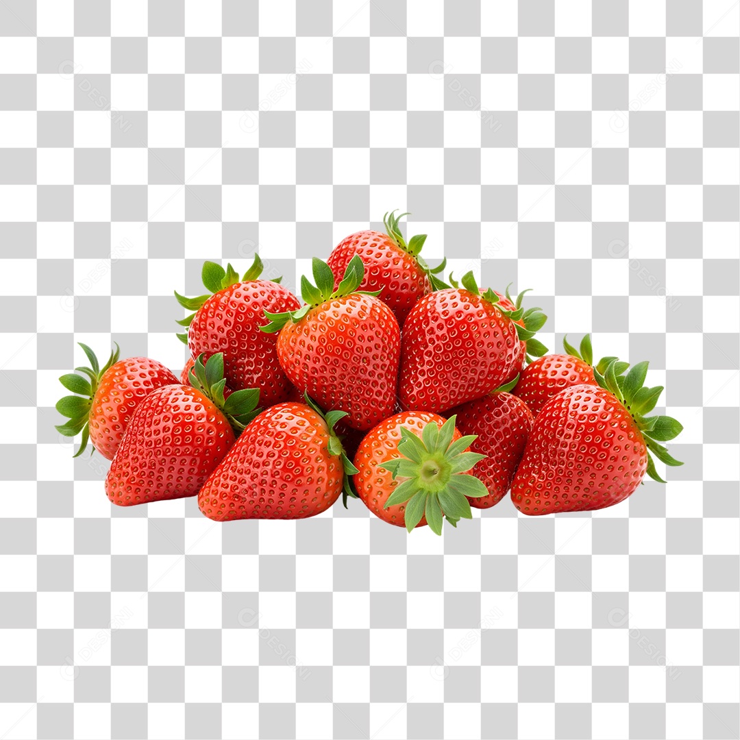 Frutas Morango PNG Transparente