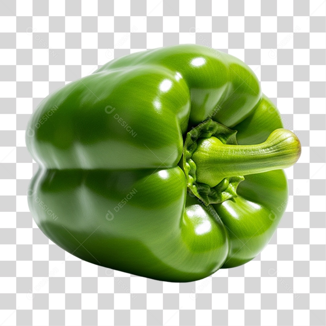 Pimentão Verde PNG Transparente