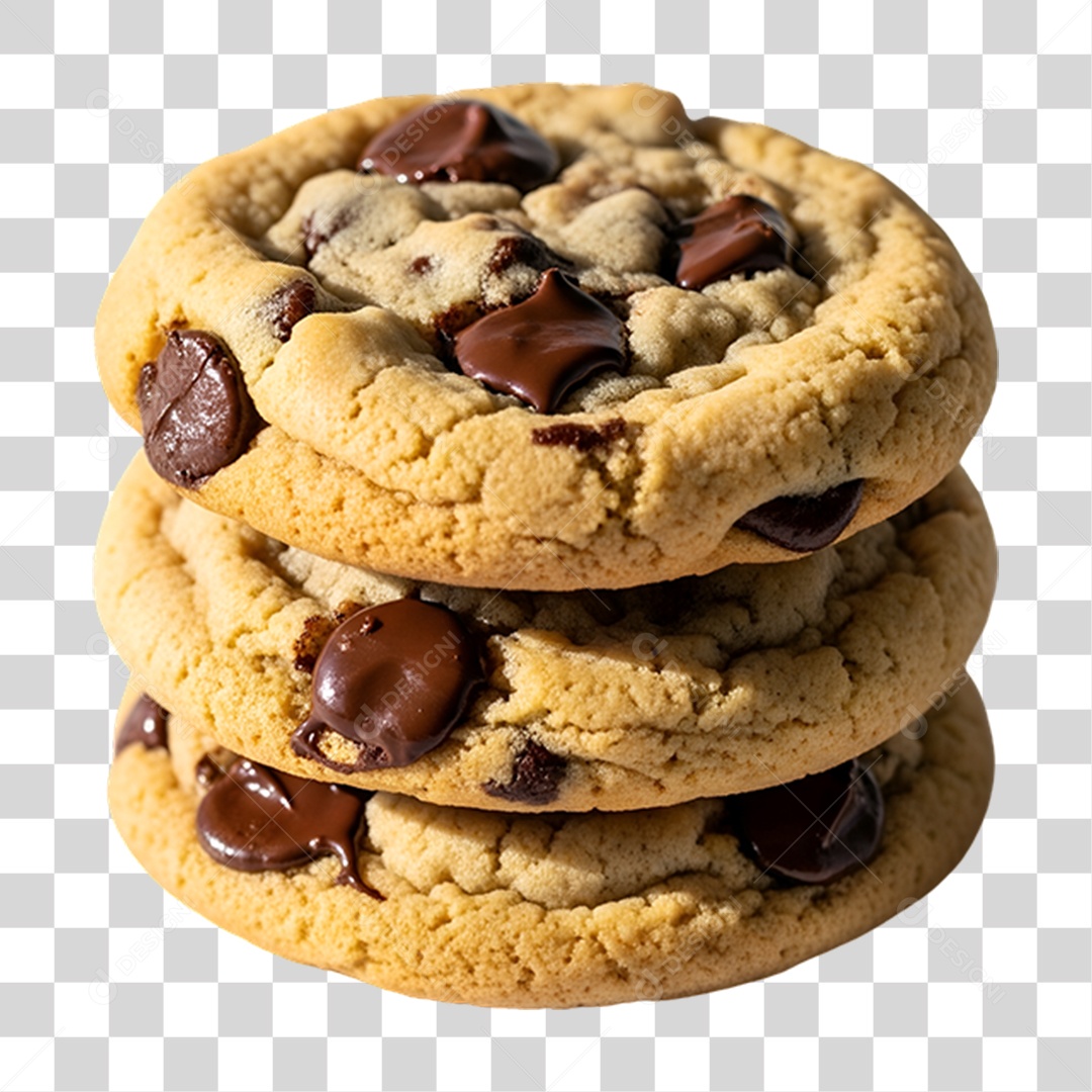 Biscoitos de Chocolate PNG Transparente