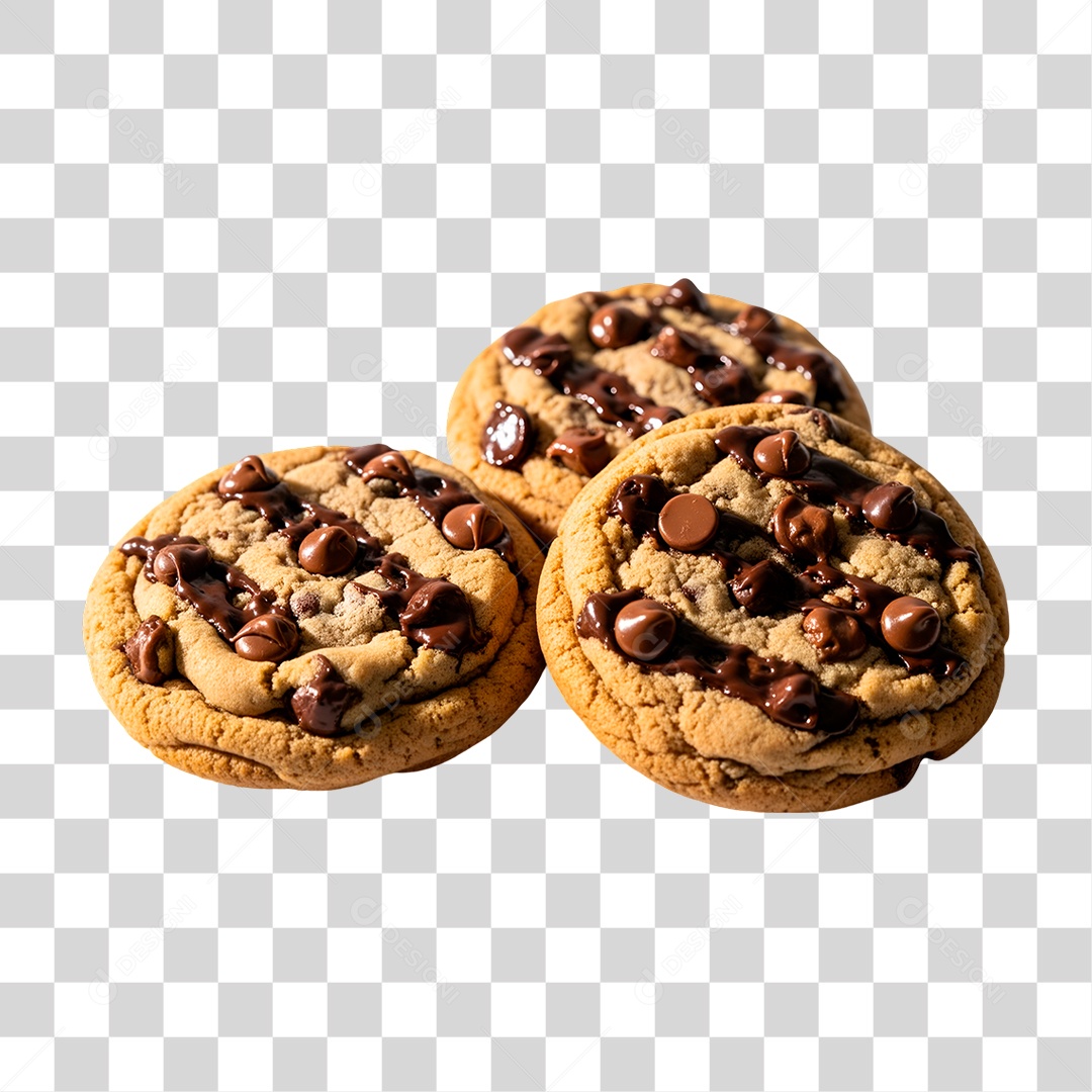 Biscoitos de Chocolate PNG Transparente