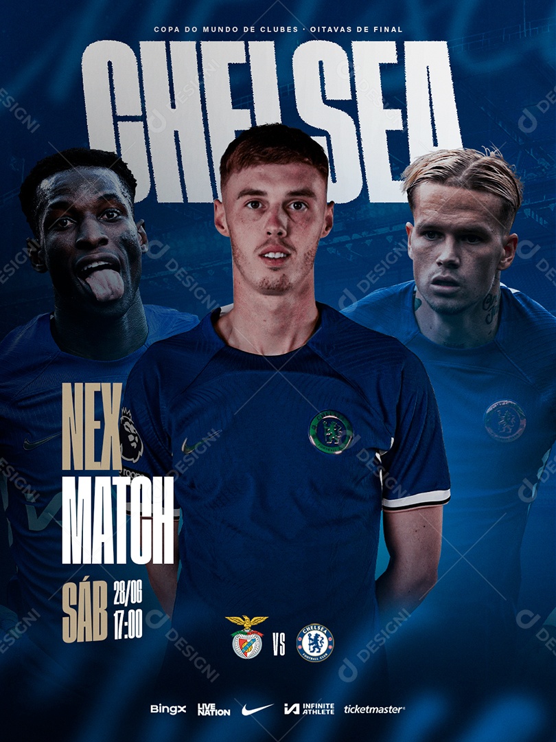 Nex Maxtch Futebol Social Media PSD Editável