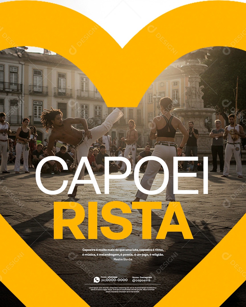 Social Media Dia Do Capoerista PSD Editável