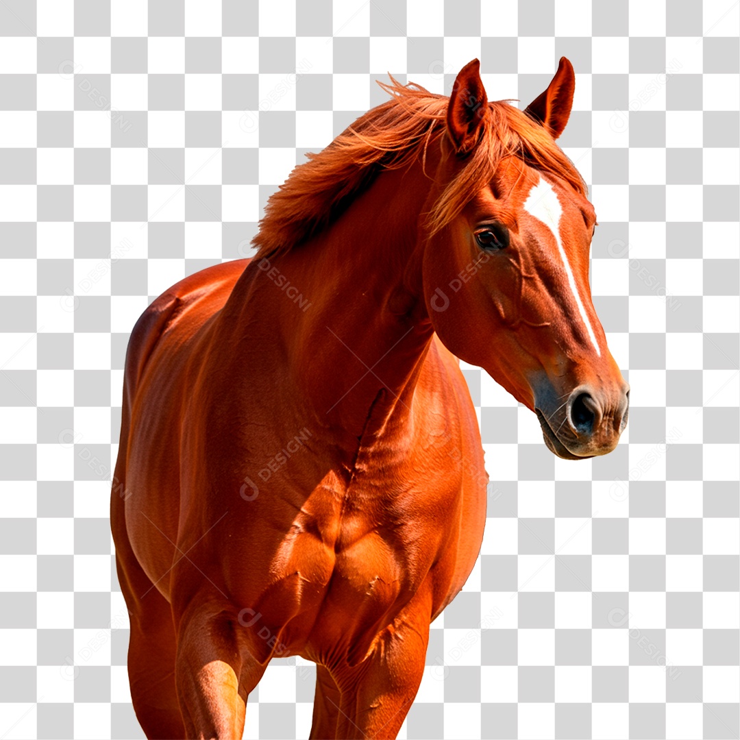 Cavalo Castanho PNG Transparente