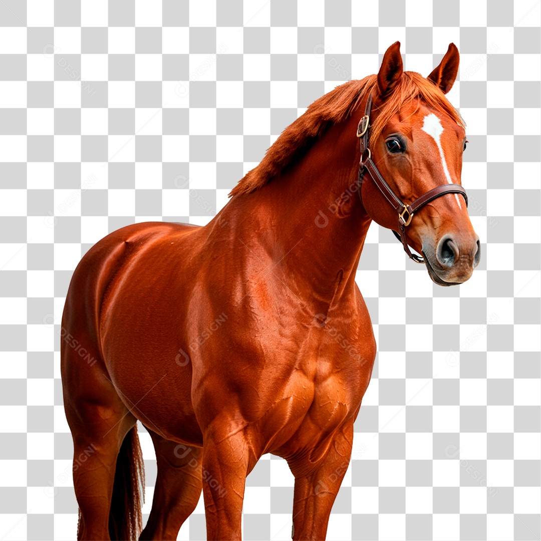 Cavalo Castanho PNG Transparente