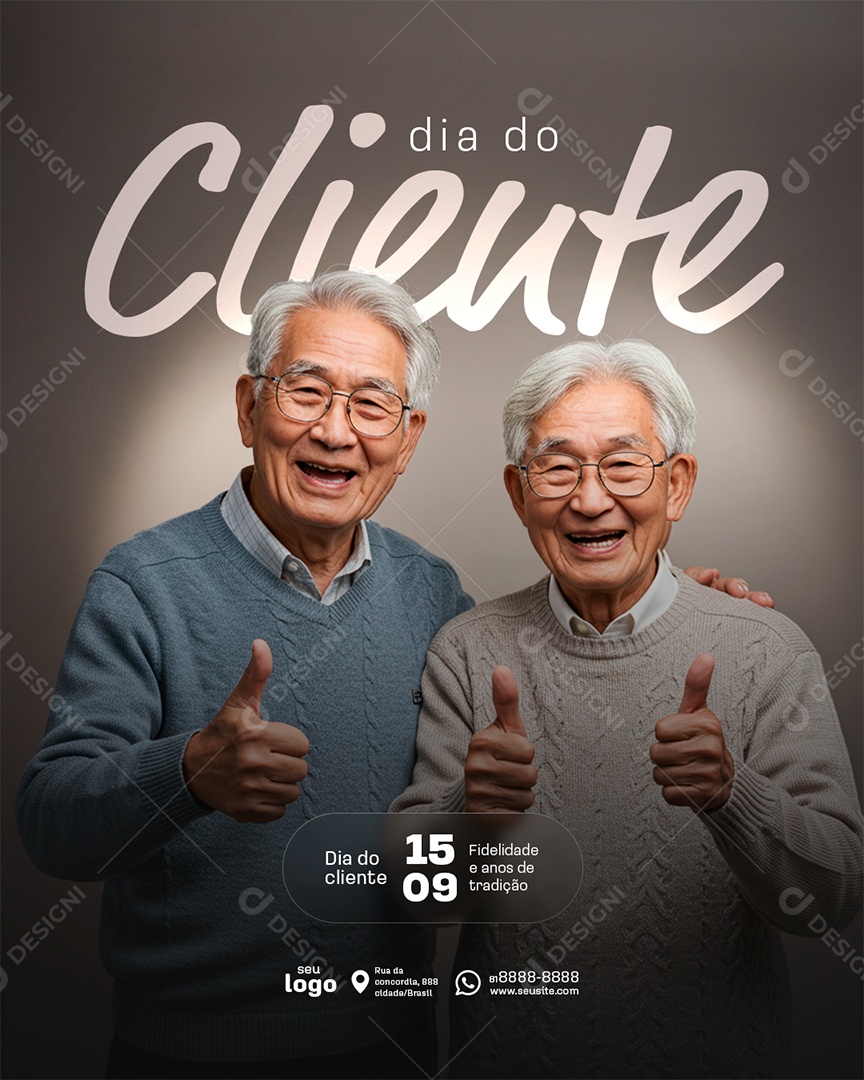 Dia do Cliente 15 de Setembro Social Media PSD Editável