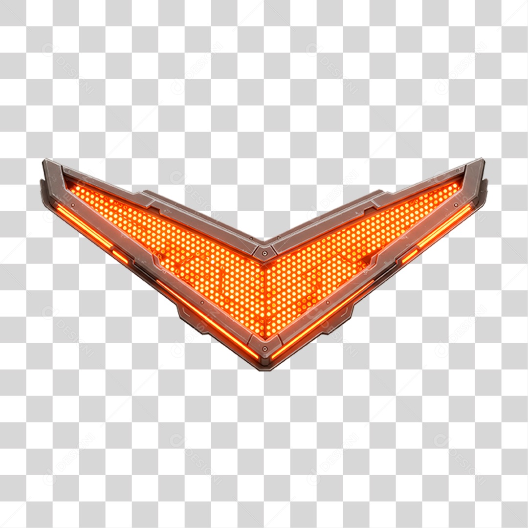 Seta Metálica com Led PNG Transparente