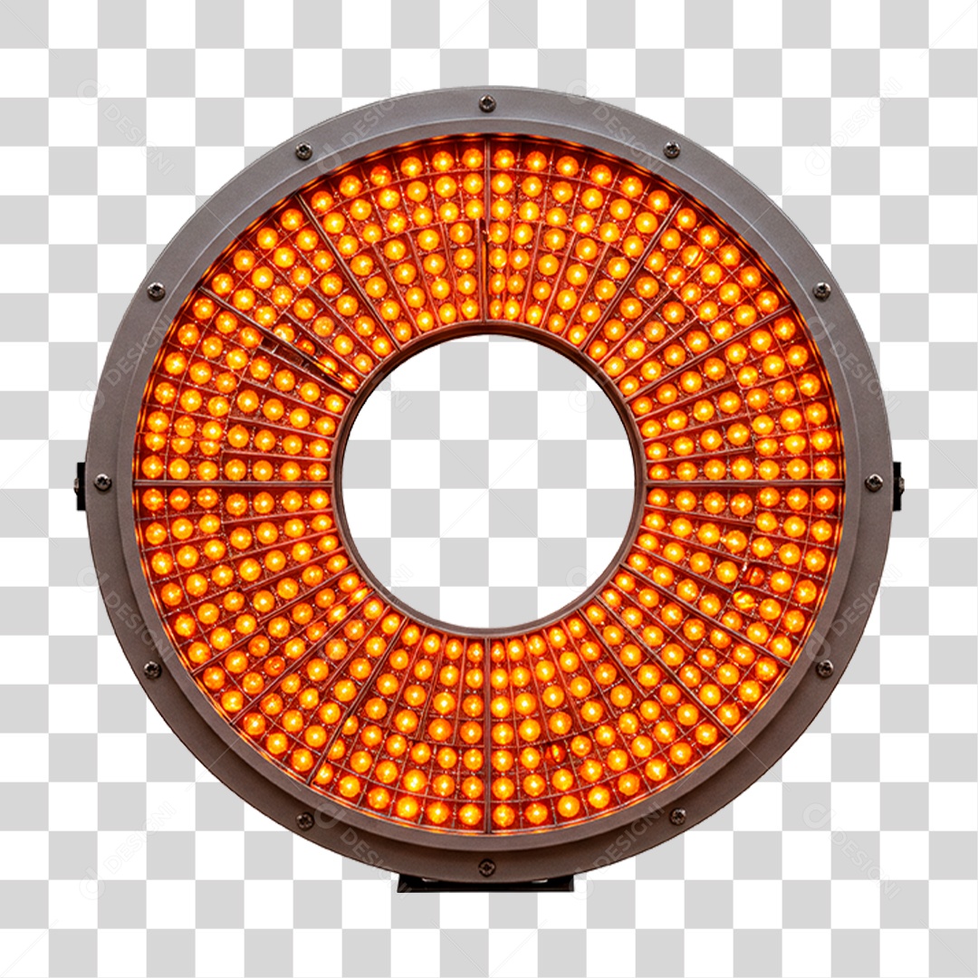 Estrutura Metálica Circular com Led PNG Transparente