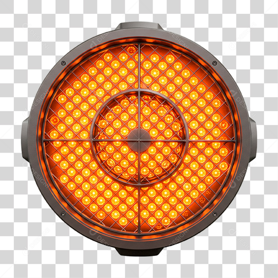 Estrutura Metálica Circular com Led PNG Transparente