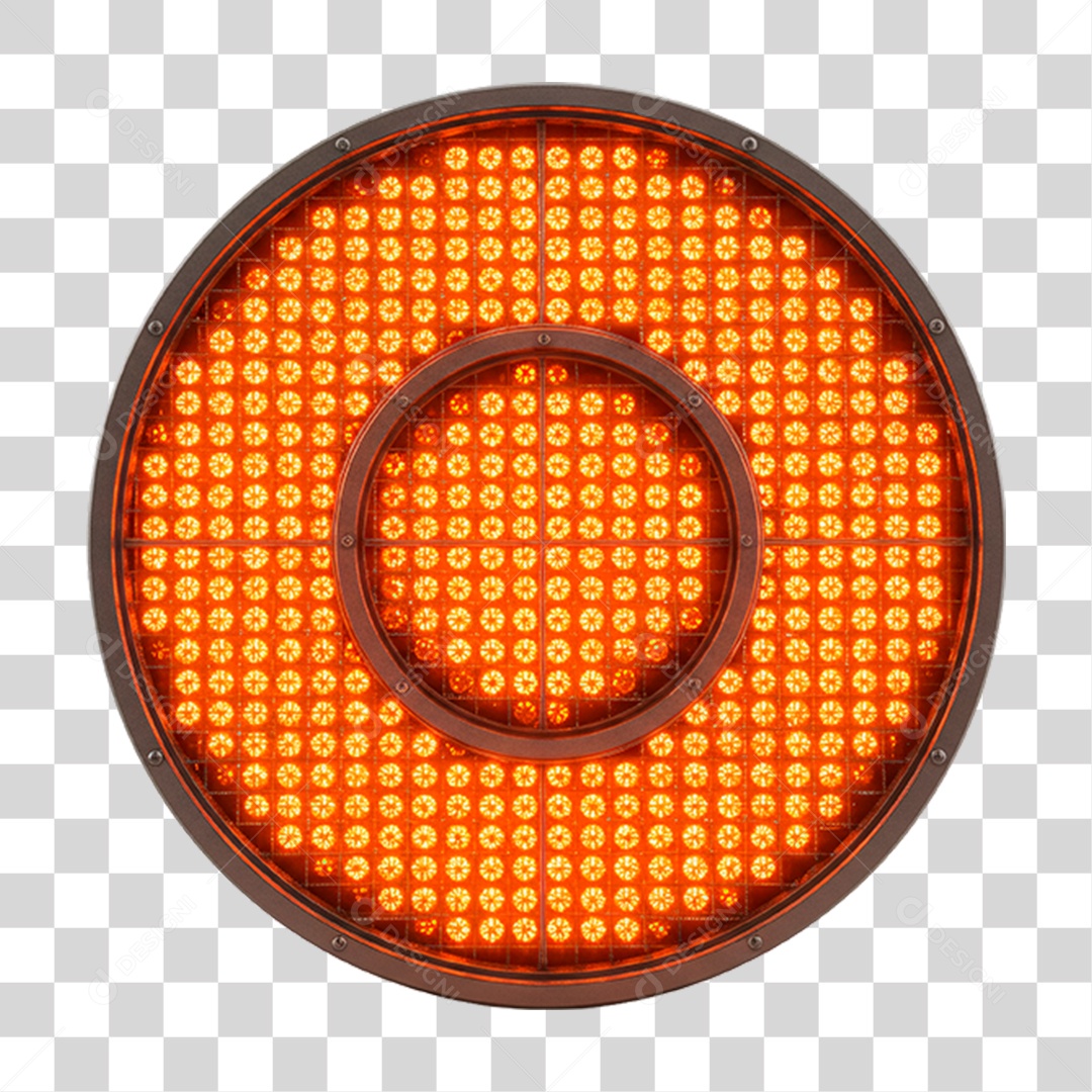 Estrutura Metálica Circular com Led PNG Transparente