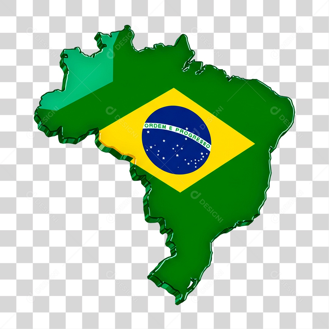 Mapa do Brasil PNG Transparente