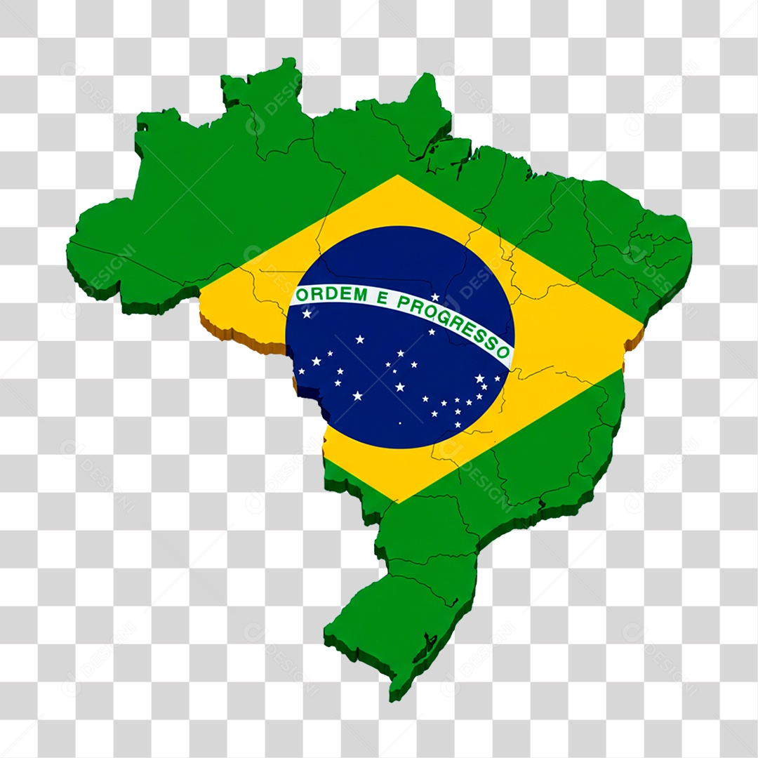 Mapa do Brasil PNG Transparente