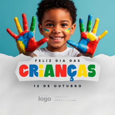 Feliz Dia das Crianças 12 de Outubro Social Media PSD Editável